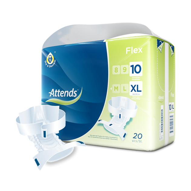 Inkontinensskydd Attends Flex 10 XL 20st/fp